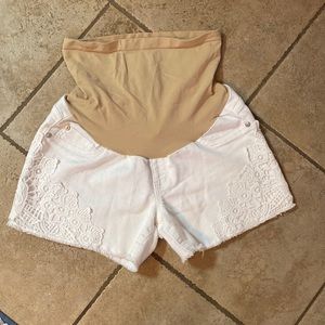 Indigo blue sz S maternity shorts